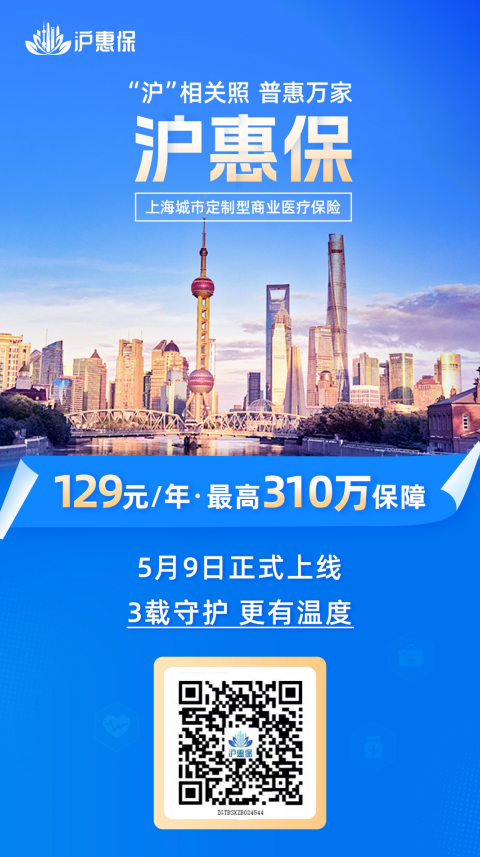 2023年度“滬惠保”5月9日開始參保!