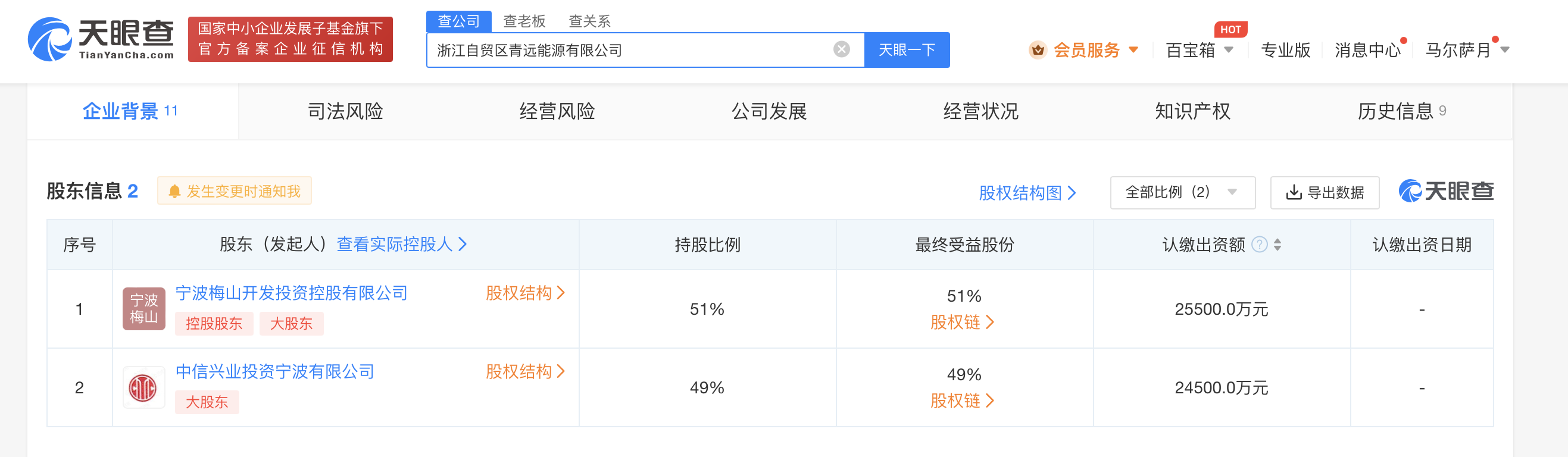 中信股份等成立浙江自貿區能源公司