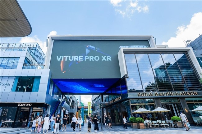 VITURE Pro XR眼鏡亮相三里屯 定義旗艦級XR新標桿